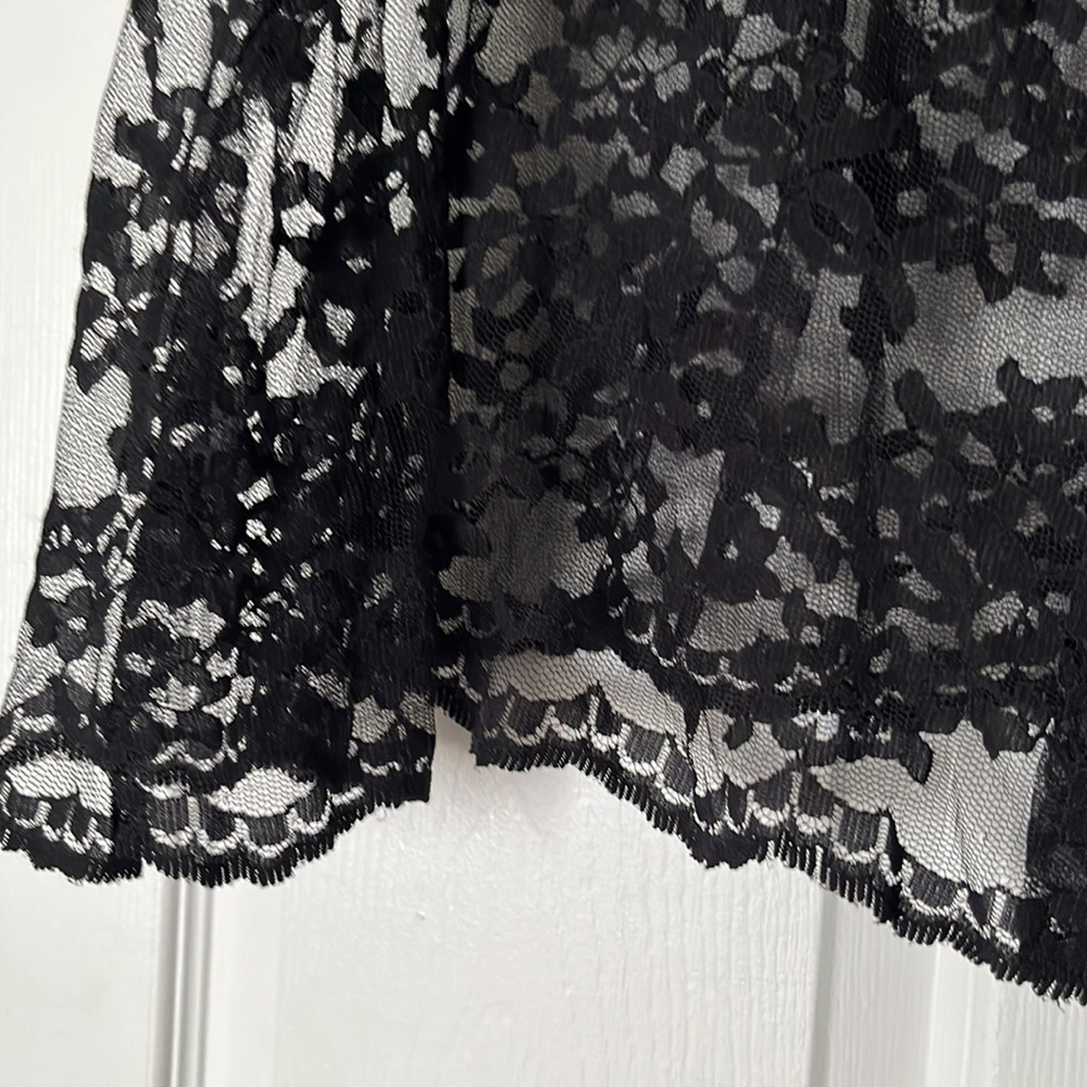 Js Collections Vintage Sheer Lace Collared Jacket… - image 5